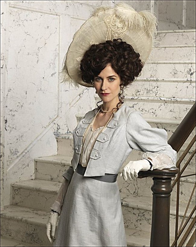 Actress Katherine Kelley plays Lady Mae Loxley in Mr Selfridge