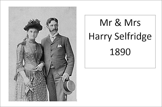 Harry and Rose Selfridge 1890