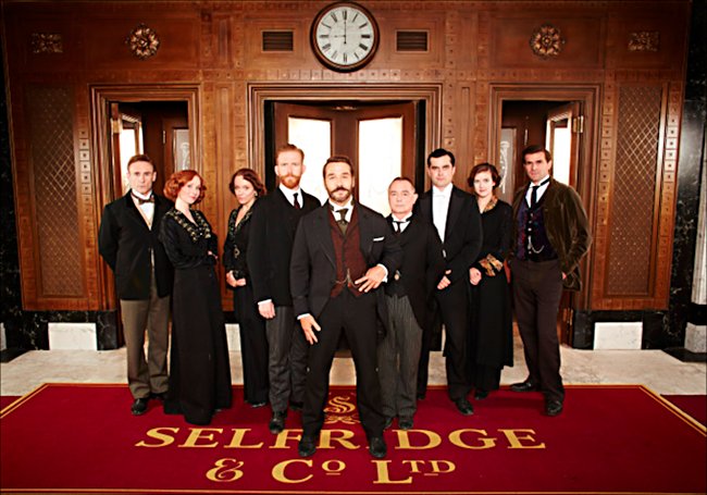 Mr Selfridges staff in series two of the TV period Drama