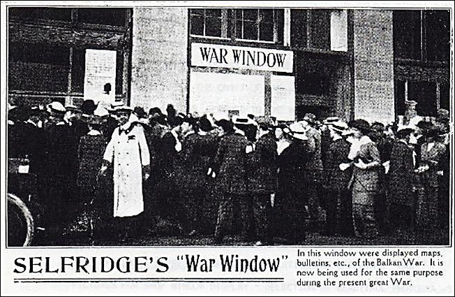 Selfridges War Window